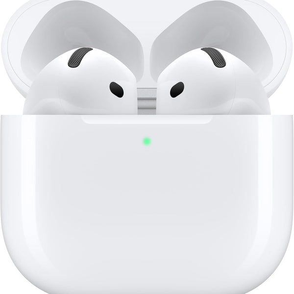 Apple AirPods 4 Wireless Earbuds, Bluetooth Headphones, with Active Noise Cancellation, Adaptive Audio, Transparency Mode, Personalized Spatial Audio, USB-C Charging Case, Wireless Charging, H2 Chip