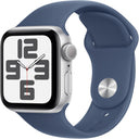  Silver Aluminum Case with Denim Sport Band