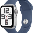  Silver Aluminum Case with Denim Sport Band