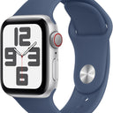  Silver Aluminum Case with Denim Sport Band