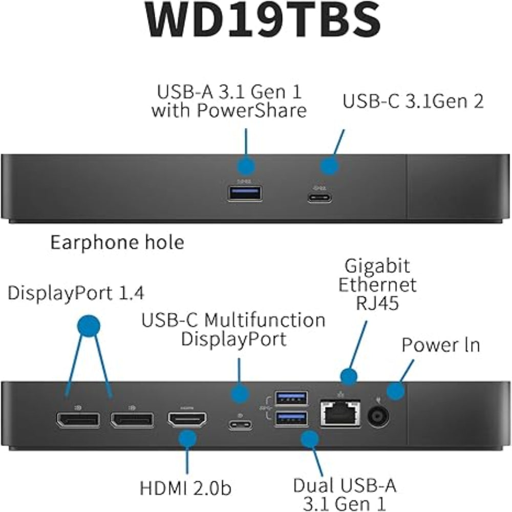 Dell WD19TBS Docking Station