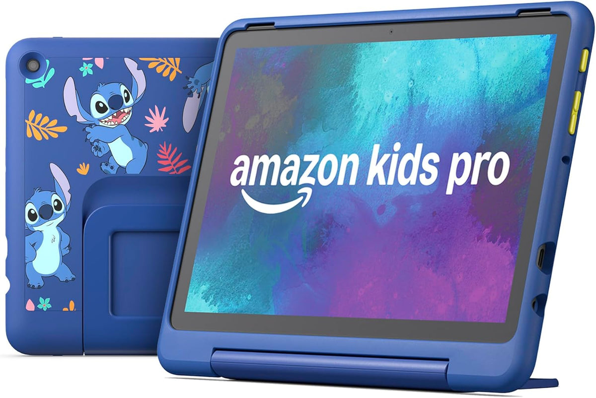Amazon Fire HD 10 Kids Pro tablet (newest model) ages 6-12 | Bright 10.1" HD screen | Slim case for older kids, ad-free content, parental controls, 13-hr battery, 32 GB