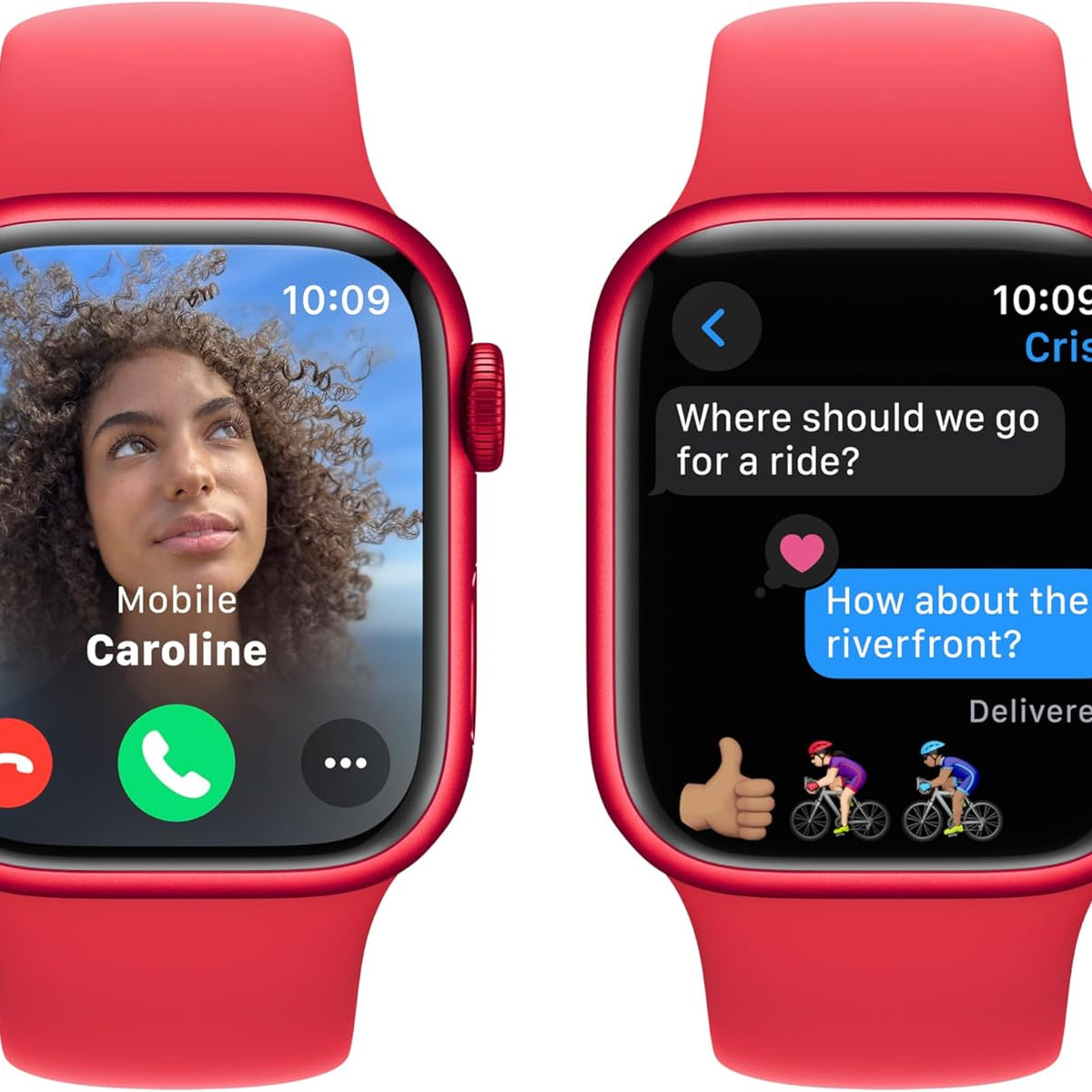 Apple Watch Series 9 [GPS 41mm] Smartwatch with Midnight Aluminum Case with Midnight Sport Band S/M. Fitness Tracker, ECG Apps, Always-On Retina Display, Water Resistant