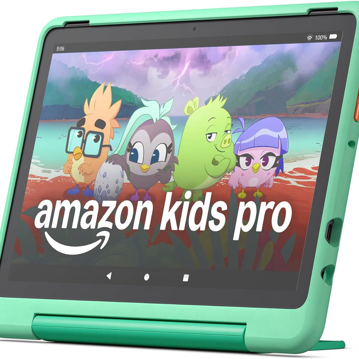 Amazon Fire HD 10 Kids Pro tablet (newest model) ages 6-12. Bright 10.1" HD screen, includes ad-free content, robust parental controls, 13-hr battery and slim case for older kids, 32 GB