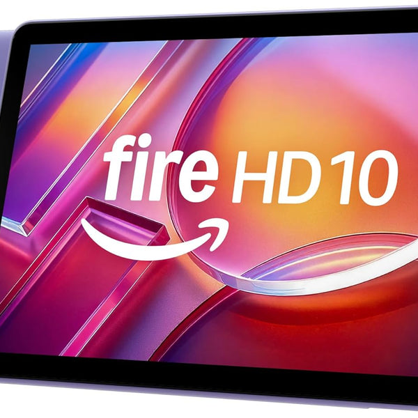 Amazon Fire HD 10 tablet (newest model) built for relaxation, 10.1" vibrant Full HD screen, octa-core processor, 3 GB RAM, 64 GB, Lilac
