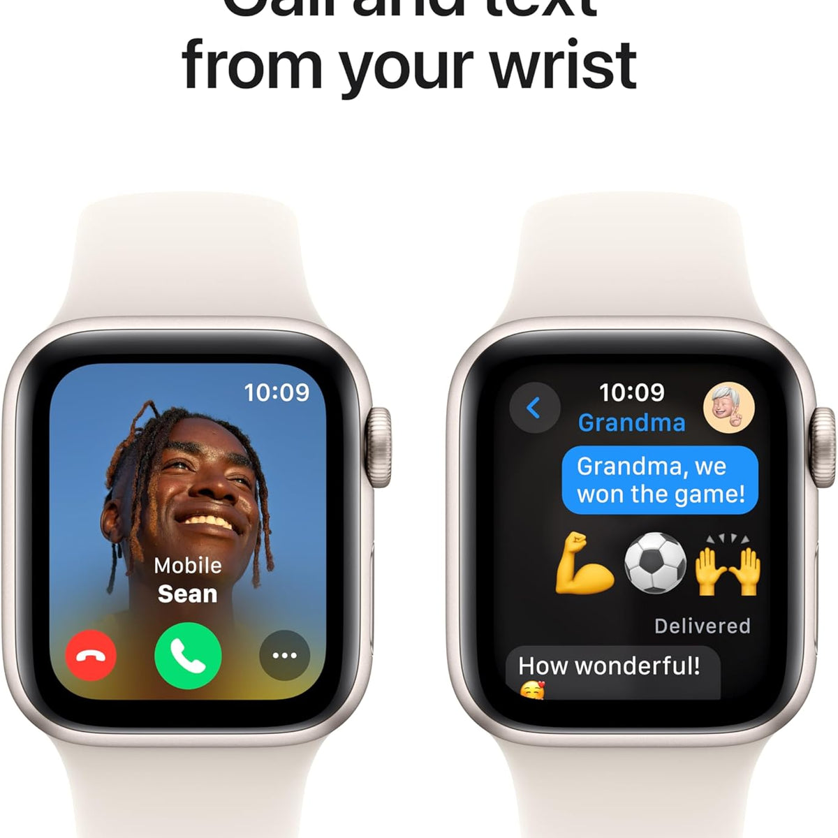 Apple Watch SE (2nd Gen) [GPS 40mm] Smartwatch with Silver Aluminum Case with Denim Sport Band S/M. Fitness and Sleep Trackers, Crash Detection, Heart Rate Monitor, Retina Display