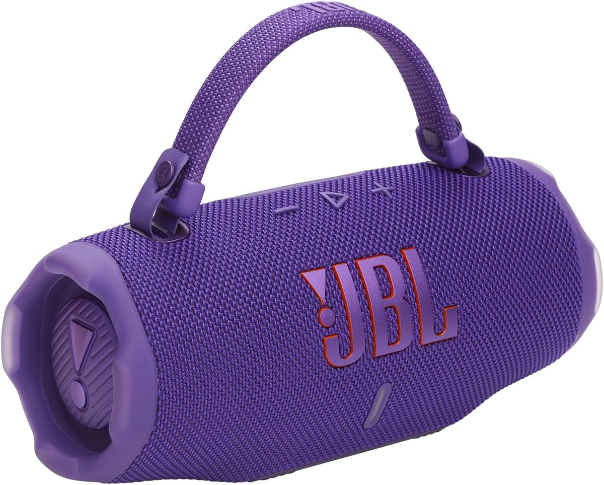 JBL Charge 6 - Portable Waterproof & Drop-Proof Bluetooth Speaker, Bold Pro Sound with AI Sound Boost, 28Hrs of Playtime, Built-in powerbank & Comes with a Sturdy/Removable Carrying Strap