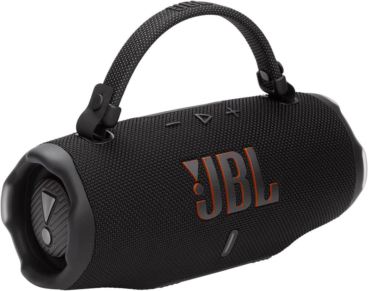 JBL Charge 6 - Portable Waterproof & Drop-Proof Bluetooth Speaker, Bold Pro Sound with AI Sound Boost, 28Hrs of Playtime, Built-in powerbank & Comes with a Sturdy/Removable Carrying Strap