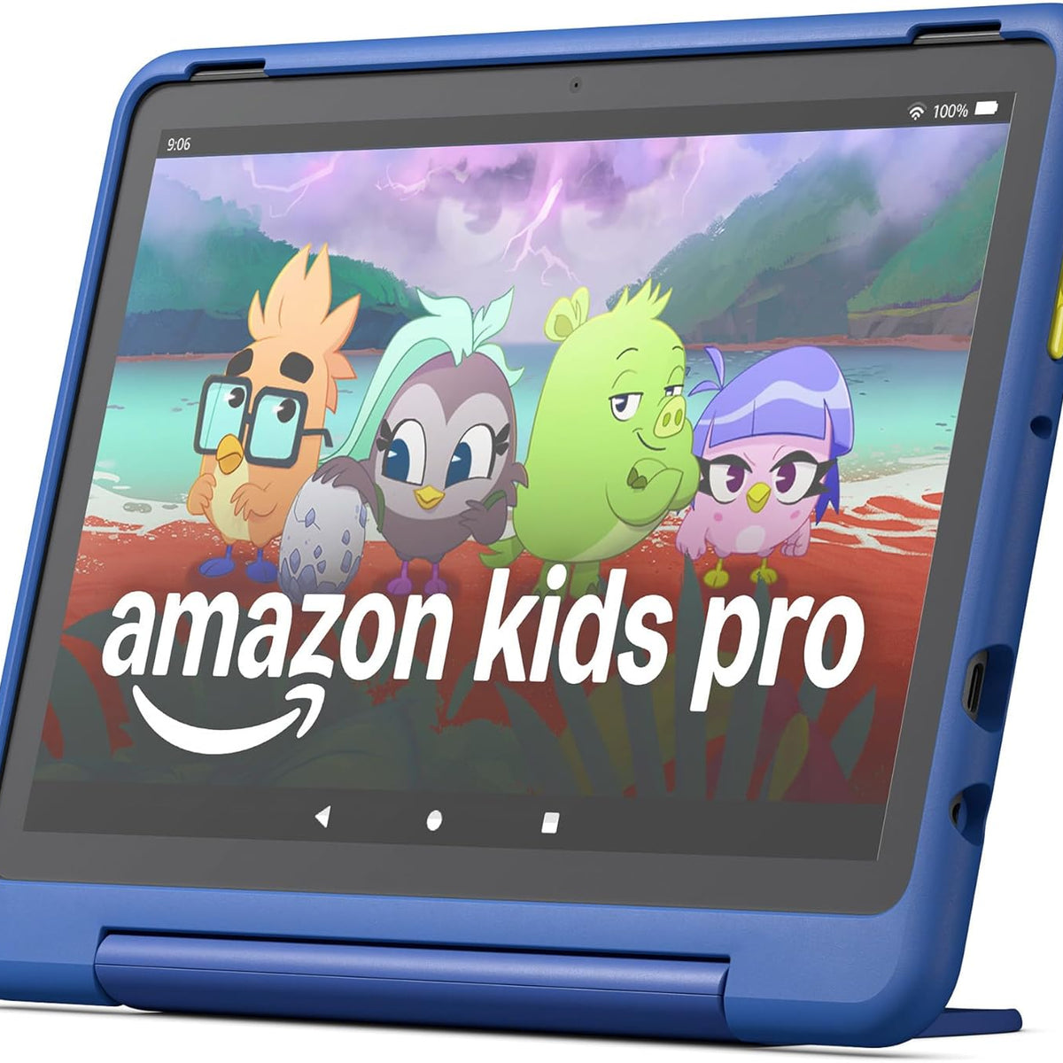 Amazon Fire HD 10 Kids Pro tablet, ages 6-12. Bright 10.1" HD screen, includes ad-free content, robust parental controls, 13-hr battery and slim case for older kids, 32 GB