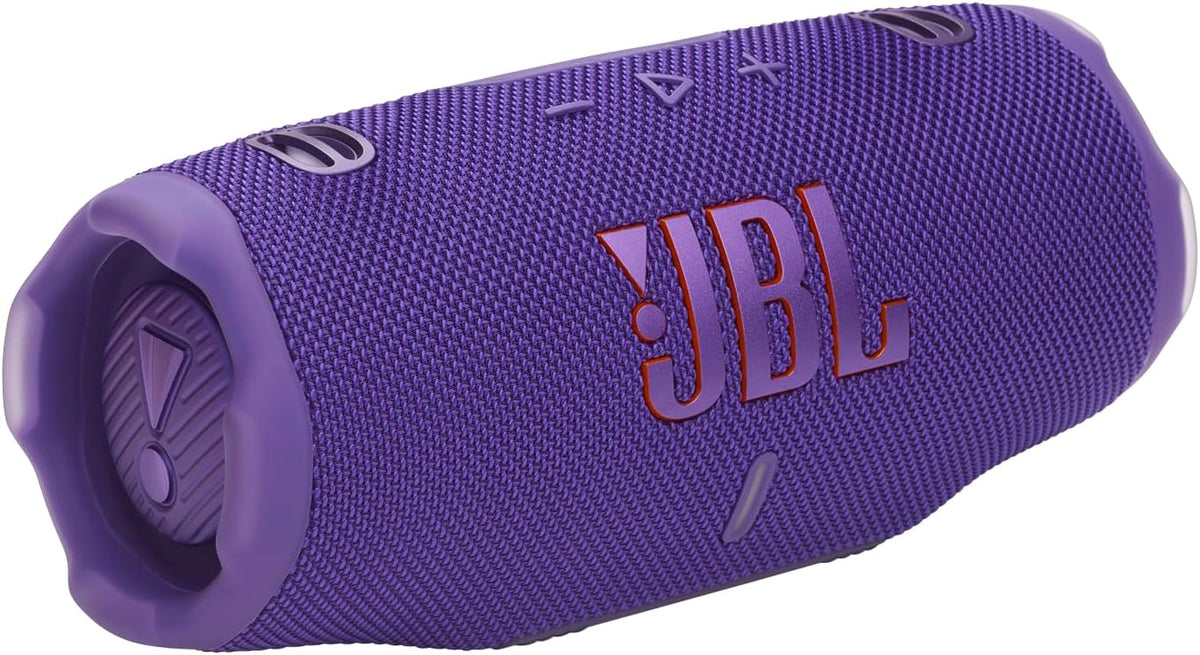 JBL Charge 6 - Portable Waterproof & Drop-Proof Bluetooth Speaker, Bold Pro Sound with AI Sound Boost, 28Hrs of Playtime, Built-in powerbank & Comes with a Sturdy/Removable Carrying Strap