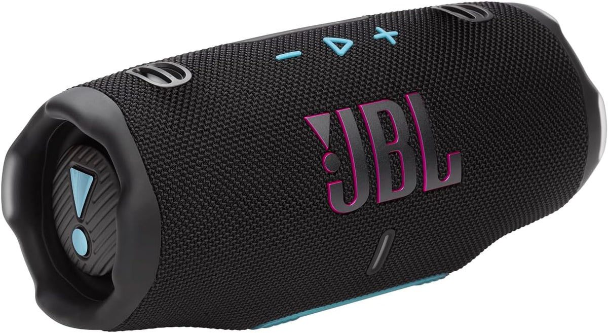 JBL Charge 6 - Portable Waterproof & Drop-Proof Bluetooth Speaker, Bold Pro Sound with AI Sound Boost, 28Hrs of Playtime, Built-in powerbank & Comes with a Sturdy/Removable Carrying Strap