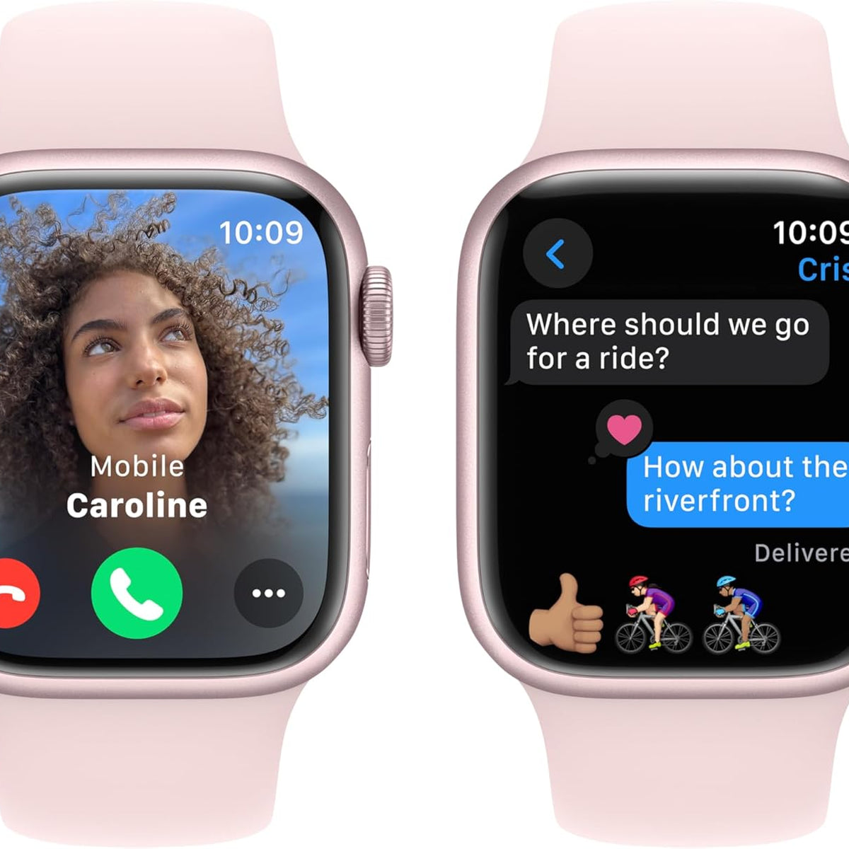 Apple Watch Series 9 [GPS 41mm] Smartwatch with Midnight Aluminum Case with Midnight Sport Band S/M. Fitness Tracker, ECG Apps, Always-On Retina Display, Water Resistant