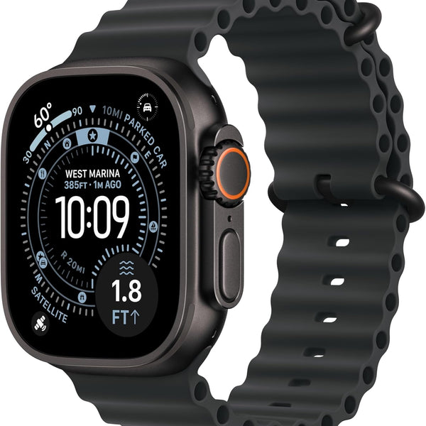 Apple Watch Ultra 2 [GPS + Cellular 49mm] Smartwatch with Rugged Titanium Case & Indigo Alpine Loop Large. Fitness Tracker, Precision GPS, Action Button, Extra-Long Battery Life