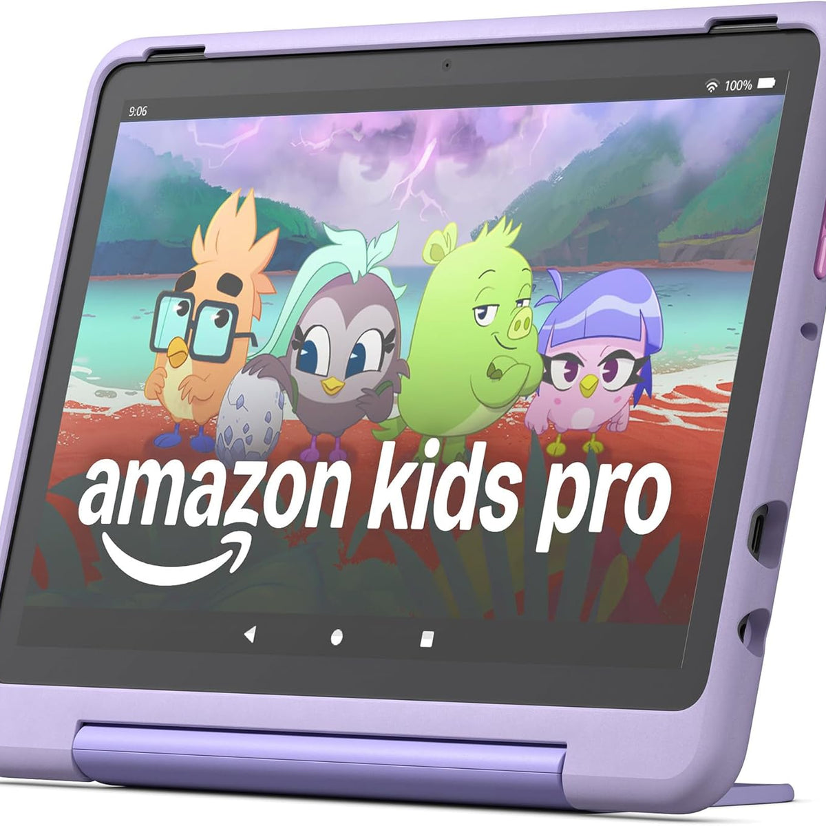 Amazon Fire HD 10 Kids Pro tablet (newest model) ages 6-12 | Bright 10.1" HD screen | Slim case for older kids, ad-free content, parental controls, 13-hr battery, 32 GB