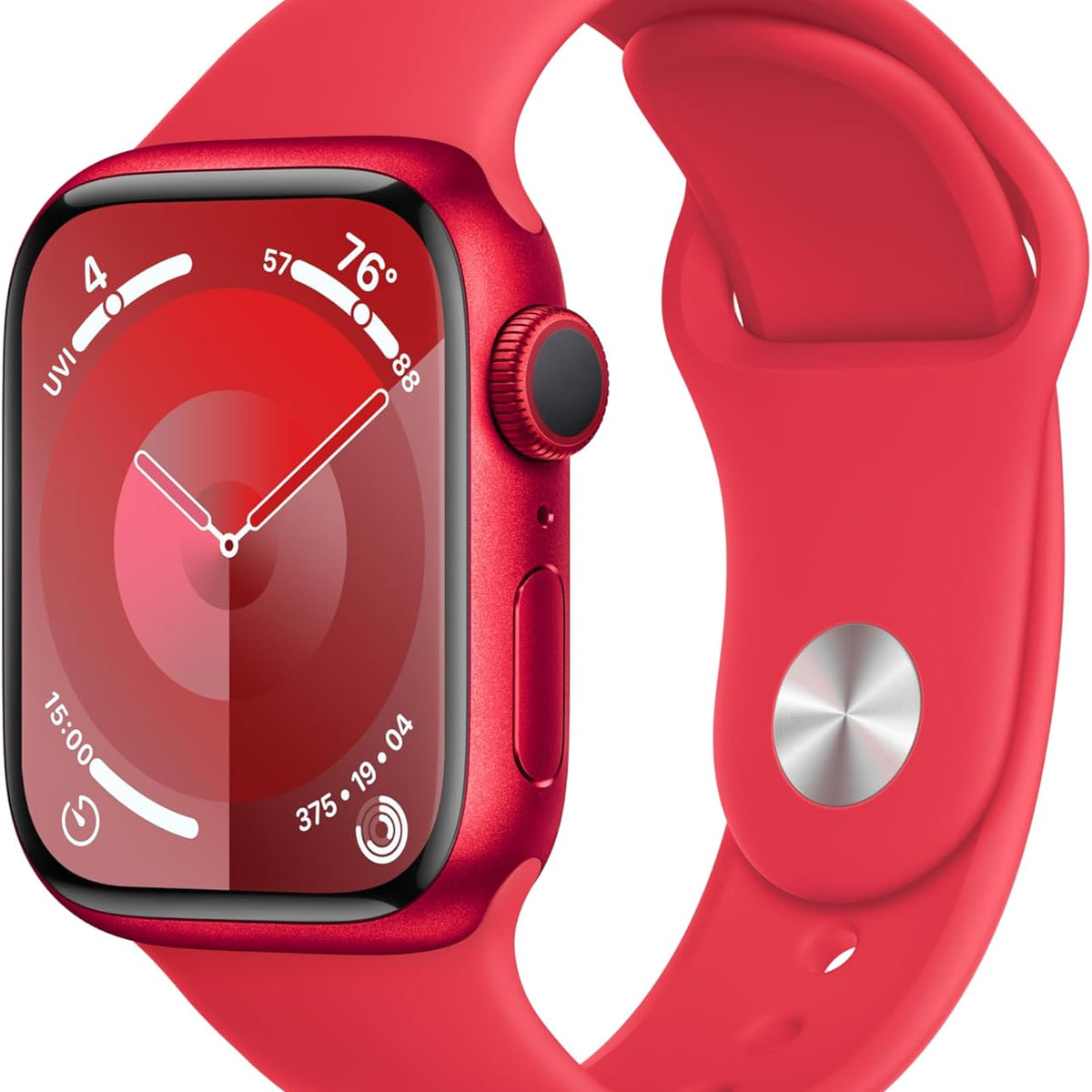Apple Watch Series 9 [GPS 41mm] Smartwatch with Midnight Aluminum Case with Midnight Sport Band S/M. Fitness Tracker, ECG Apps, Always-On Retina Display, Water Resistant