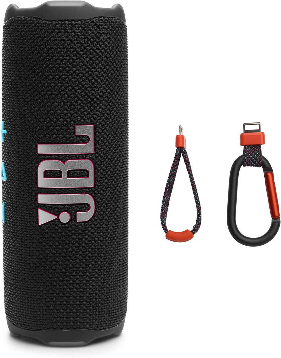 JBL Flip 7 - Portable Waterproof and Drop-Proof Speaker, Bold Pro Sound with AI Sound Boost, 16Hrs of Playtime, and PushLock System with Interchangeable Accessories