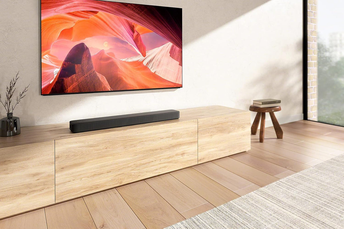 Sony HT-A3000 3.1ch Dolby Atmos TV Sound Bar with DTS:X, 360 Spatial Sound Mapping, Dual Subwoofers, Wi-Fi, Bluetooth, Airplay 2