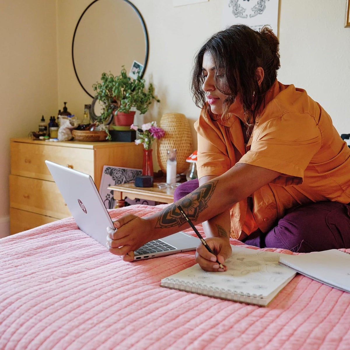 HP 15.6 inch Laptop, HD Touchscreen Display, AMD Ryzen 3 7320U, 8 GB RAM, 256 GB SSD, AMD Radeon Graphics, Windows 11 Home