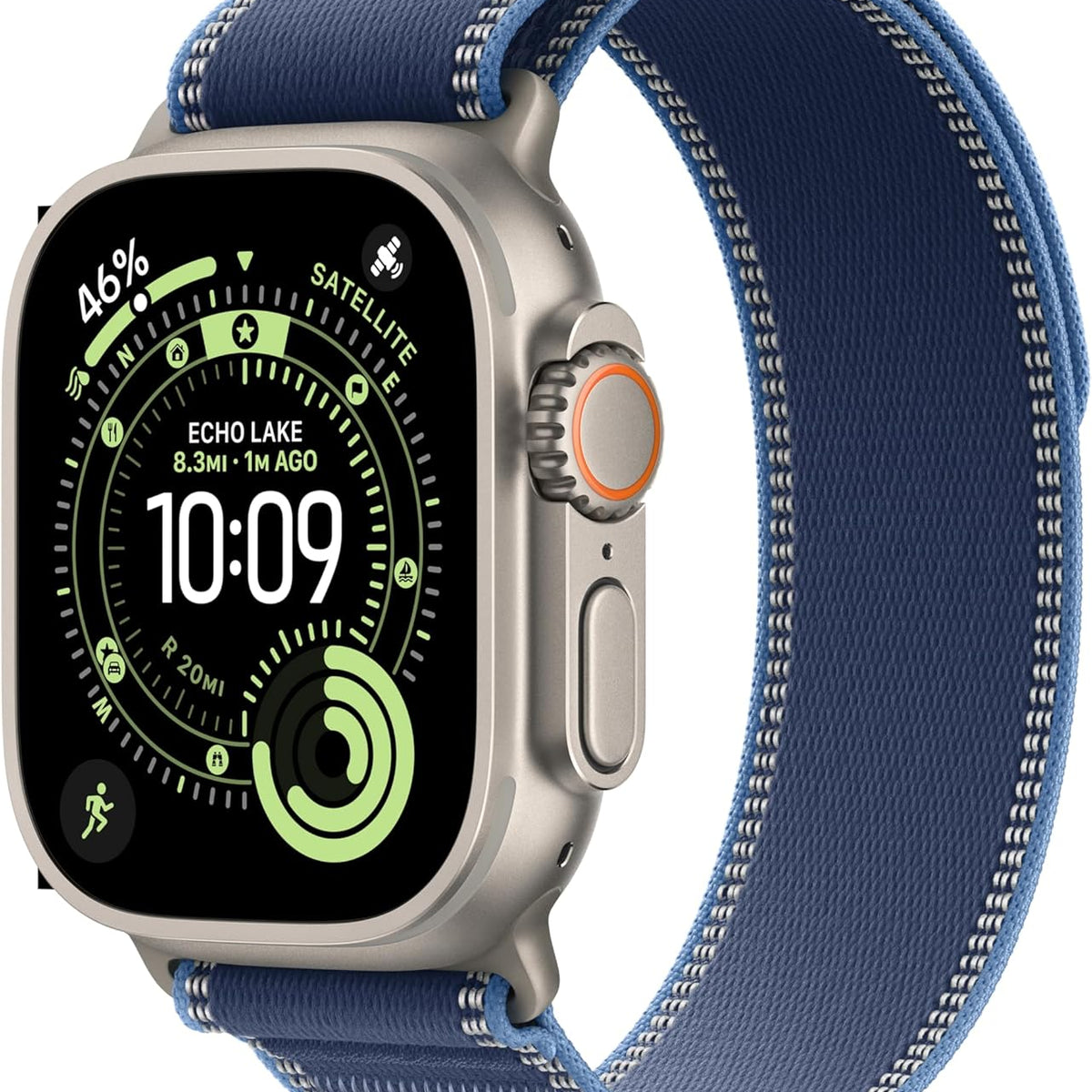 Apple Watch Ultra 2 [GPS + Cellular 49mm] Smartwatch with Rugged Titanium Case & Indigo Alpine Loop Large. Fitness Tracker, Precision GPS, Action Button, Extra-Long Battery Life