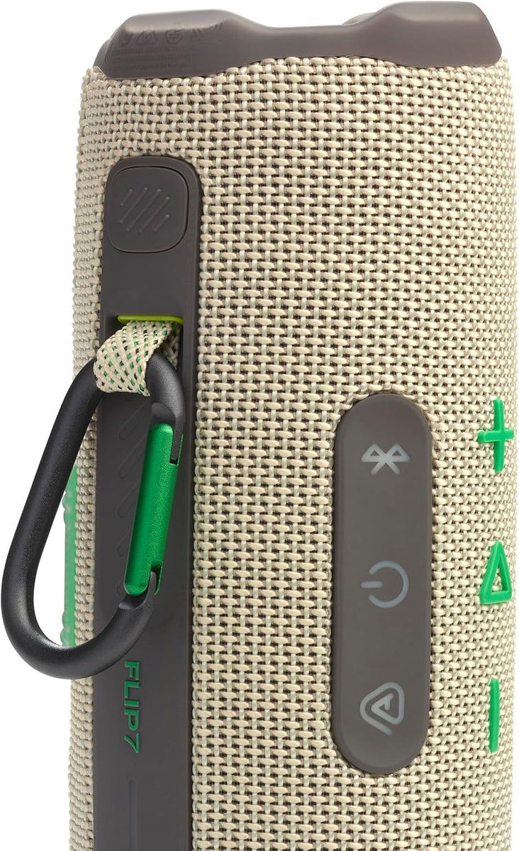 JBL Flip 7 - Portable Waterproof and Drop-Proof Speaker, Bold Pro Sound with AI Sound Boost, 16Hrs of Playtime, and PushLock System with Interchangeable Accessories