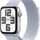  Silver Aluminum Case with Blue Cloud Sport Loops