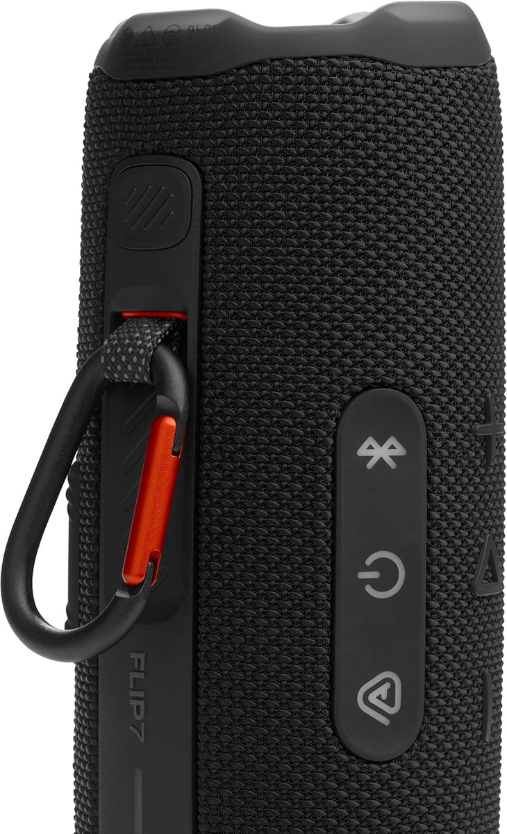 JBL Flip 7 - Portable Waterproof and Drop-Proof Speaker, Bold Pro Sound with AI Sound Boost, 16Hrs of Playtime, and PushLock System with Interchangeable Accessories