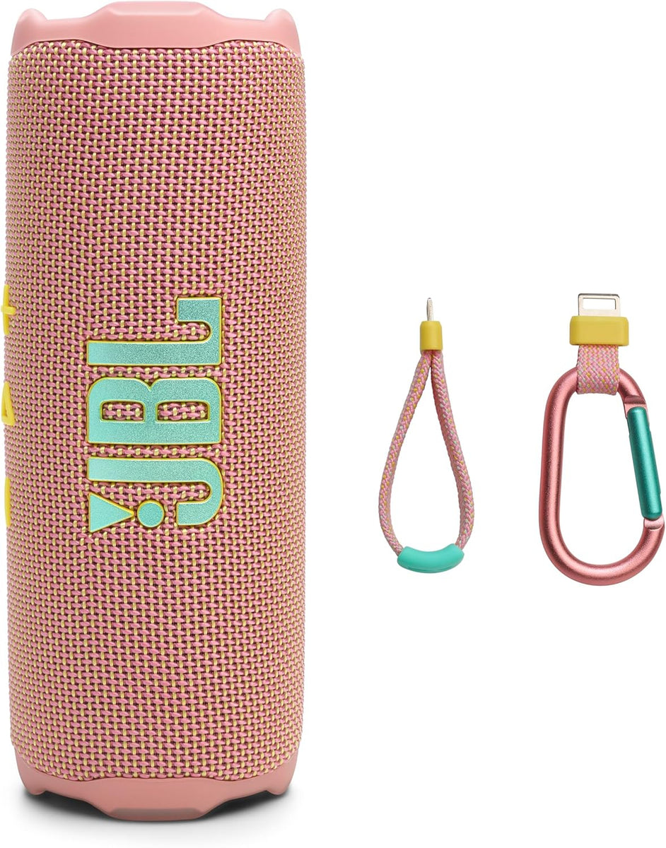 JBL Flip 7 - Portable Waterproof and Drop-Proof Speaker, Bold Pro Sound with AI Sound Boost, 16Hrs of Playtime, and PushLock System with Interchangeable Accessories