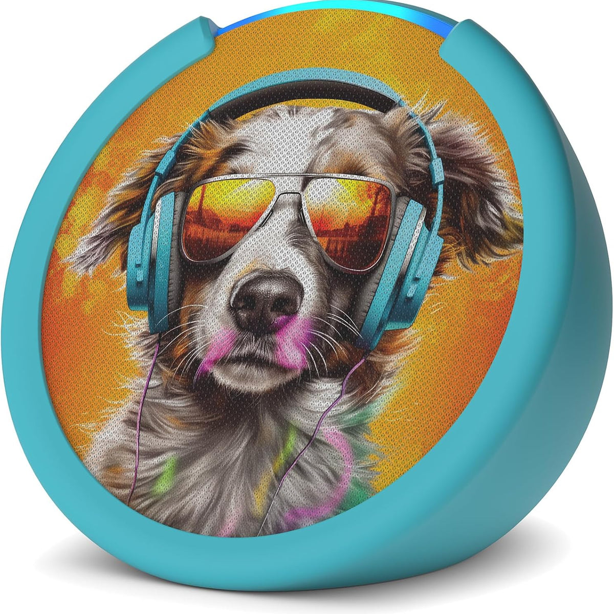 Amazon Echo Pop Kids (newest model), Designed for kids, with parental controls, Includes 6 months of Amazon Kids+