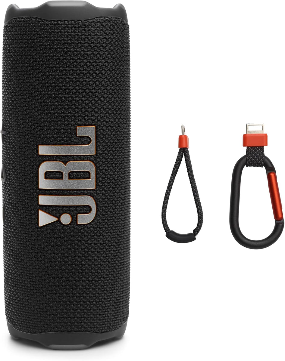 JBL Flip 7 - Portable Waterproof and Drop-Proof Speaker, Bold Pro Sound with AI Sound Boost, 16Hrs of Playtime, and PushLock System with Interchangeable Accessories