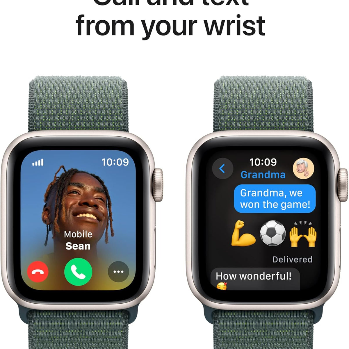 Apple Watch SE (2nd Gen) [GPS 40mm] Smartwatch with Midnight Aluminum Case with Midnight Sport Band S/M. Fitness and Sleep Trackers, Crash Detection, Heart Rate Monitor, Retina Display