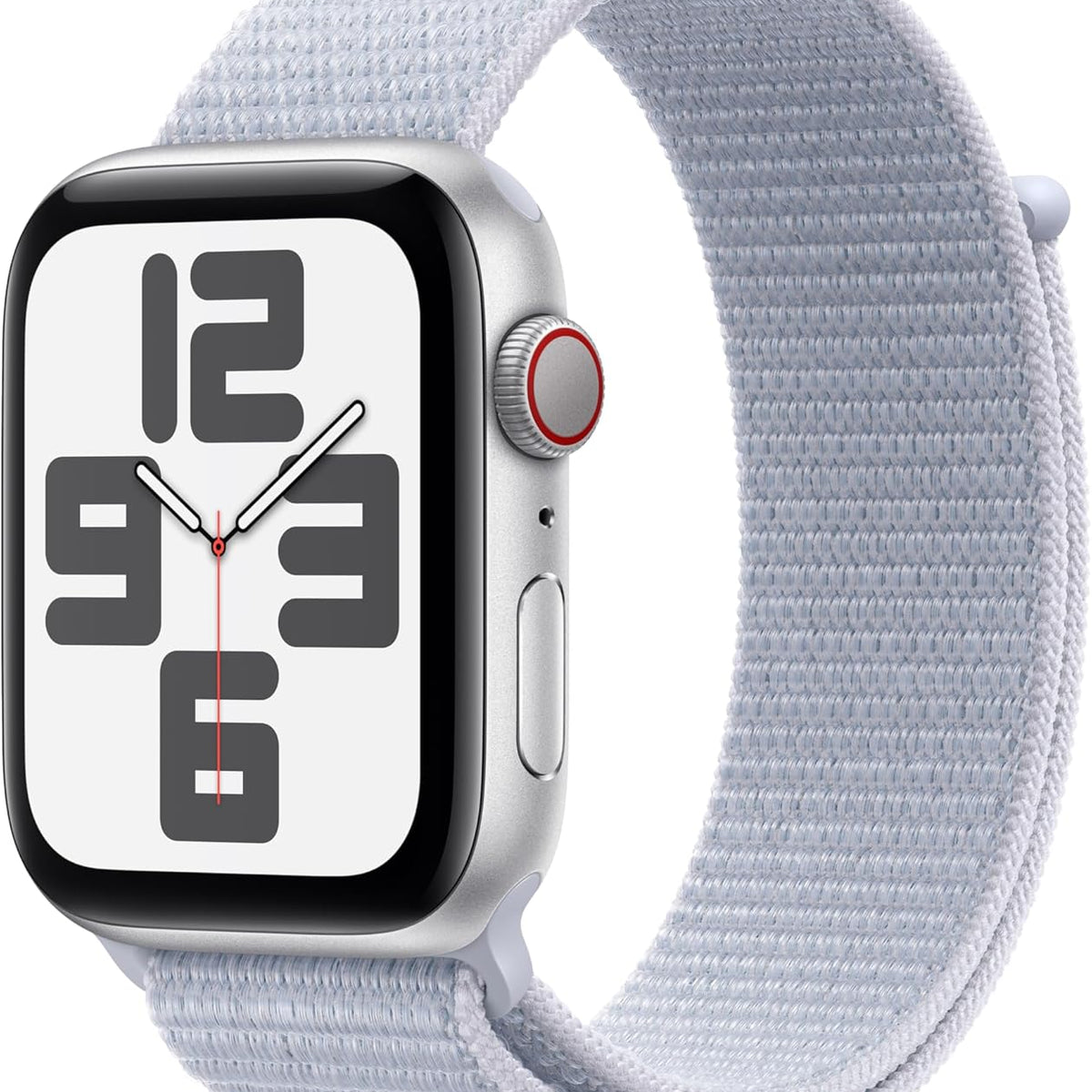 Apple Watch SE (2nd Gen) [GPS + Cellular 40mm] Smartwatch with Starlight Aluminum Case with Starlight Sport Band S/M. Fitness and Sleep Trackers, Crash Detection, Heart Rate Monitor