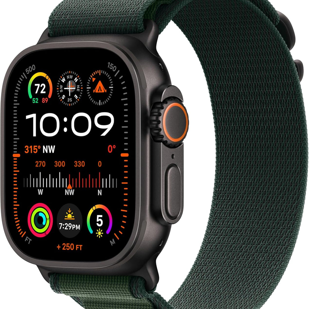 Apple Watch Ultra 2 [GPS + Cellular 49mm] Smartwatch with Rugged Titanium Case & Indigo Alpine Loop Large. Fitness Tracker, Precision GPS, Action Button, Extra-Long Battery Life